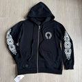 Chrome Hearts Side Floral Leg Pattern Hooded Sweatshirt Pants #375724
