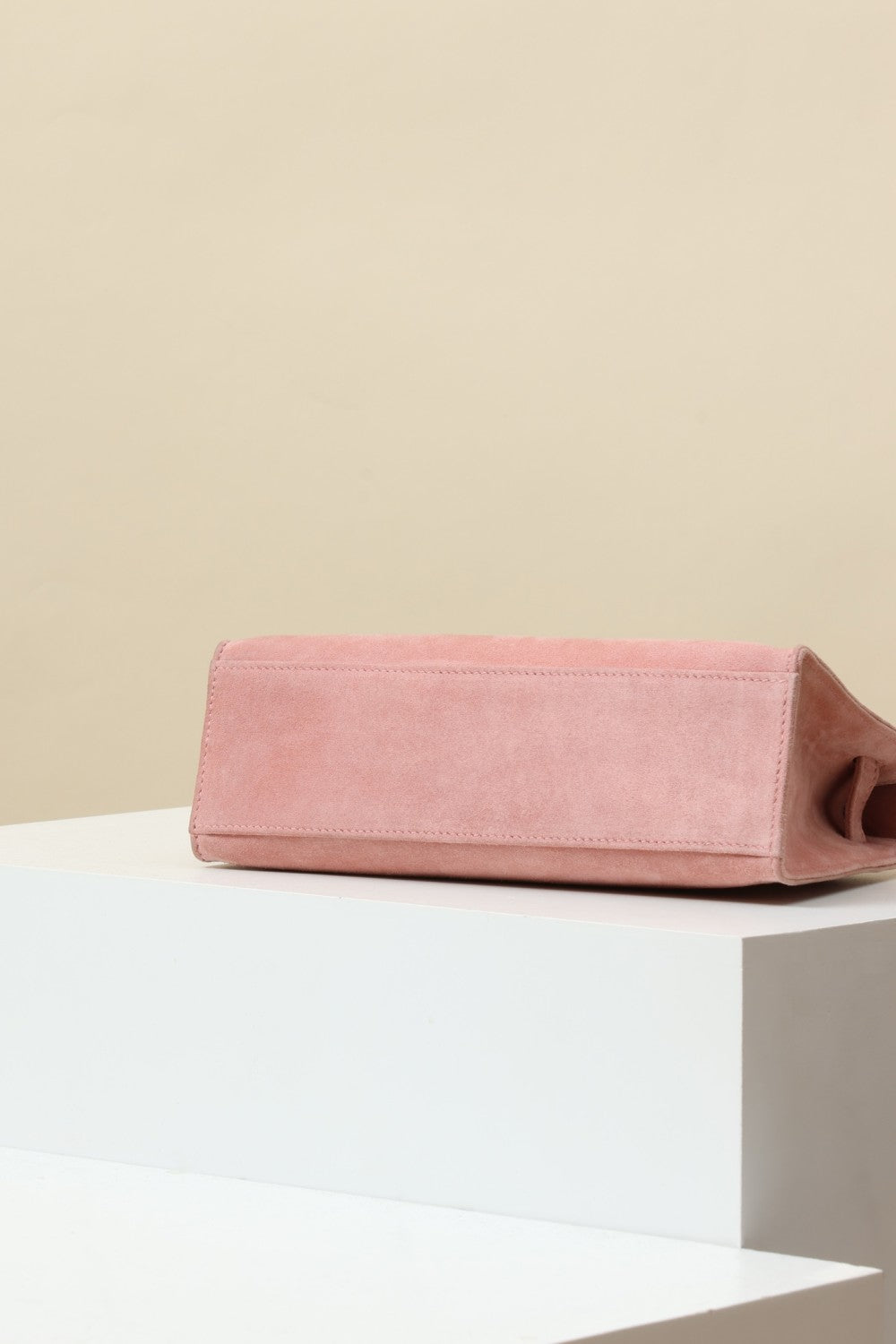 Hermes Women's Classic Solid Color Suede Kelly Bag With Silver Buckle Handbag Tote Bag Bags #78955