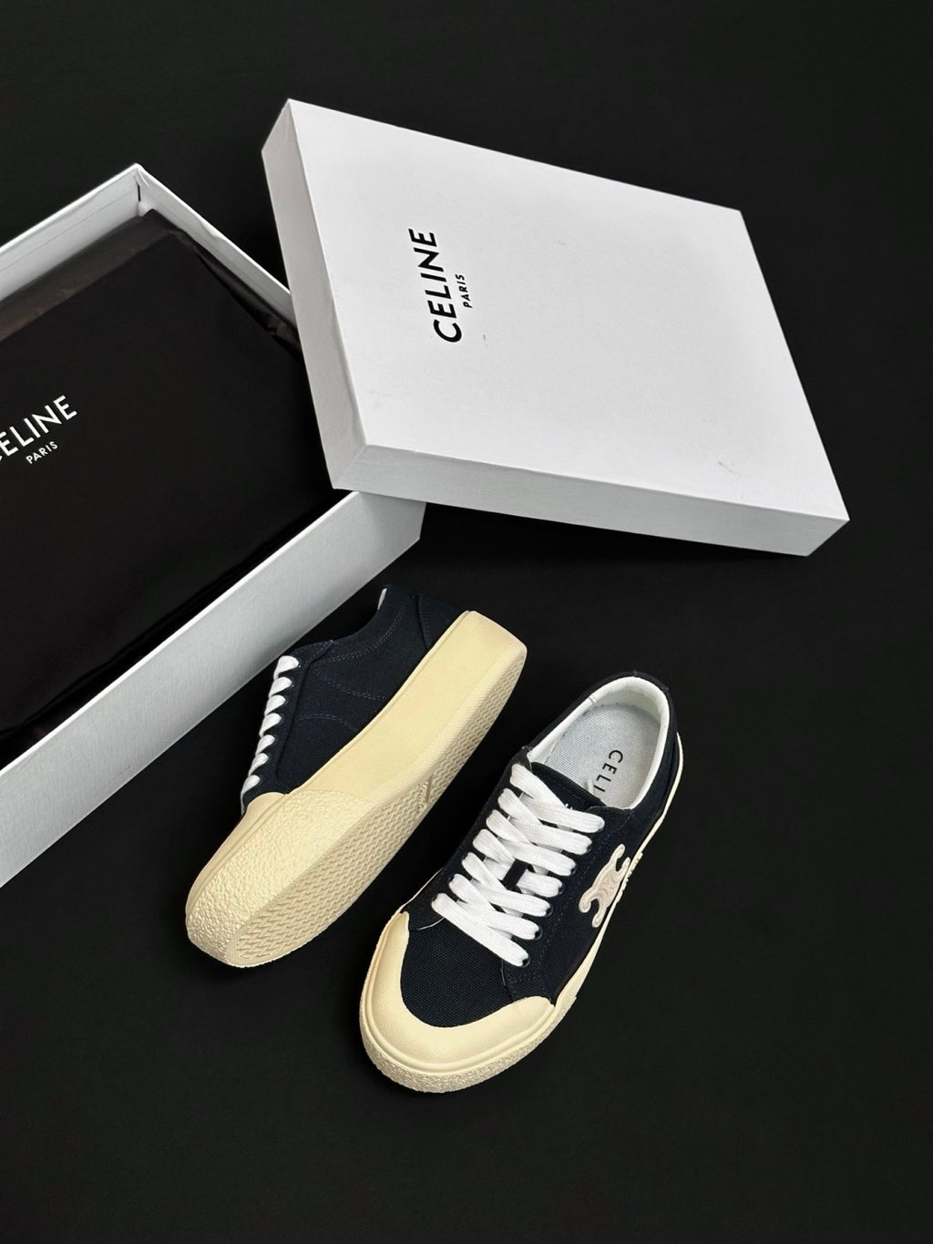 Celine Alan Sneaker in Canvas 4CM #381929
