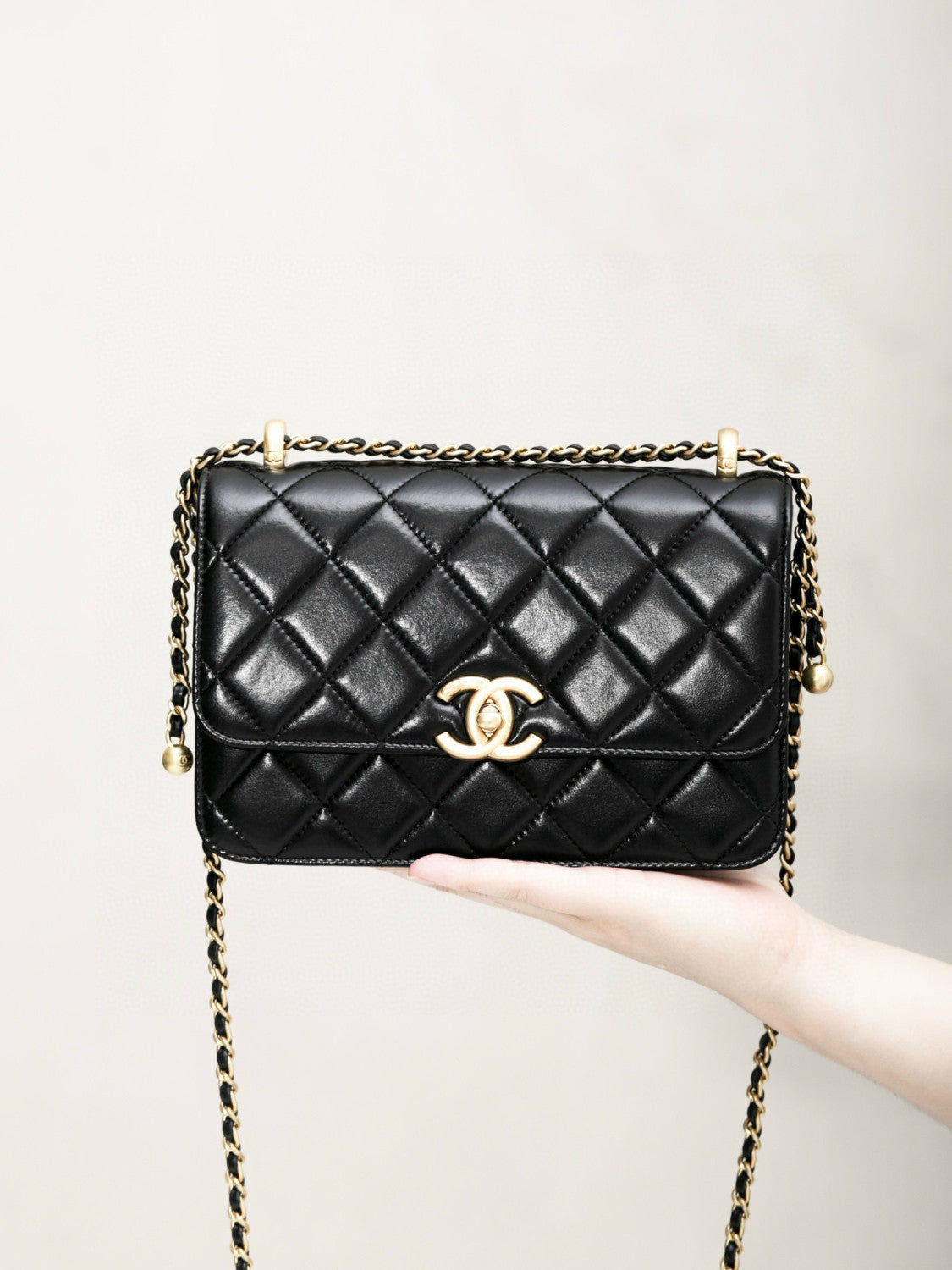Chanel CF Women's Classic Fashion Solid Color Metal Logo Calfskin Handbag Crossbody Bag Bags #78196