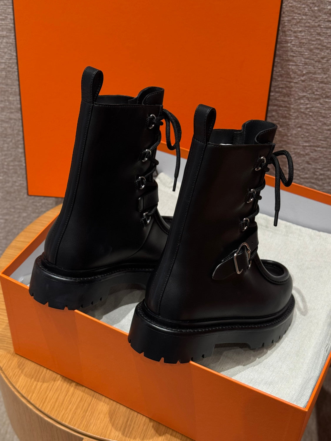 Hermès Women's Land ankle boot Black #330321