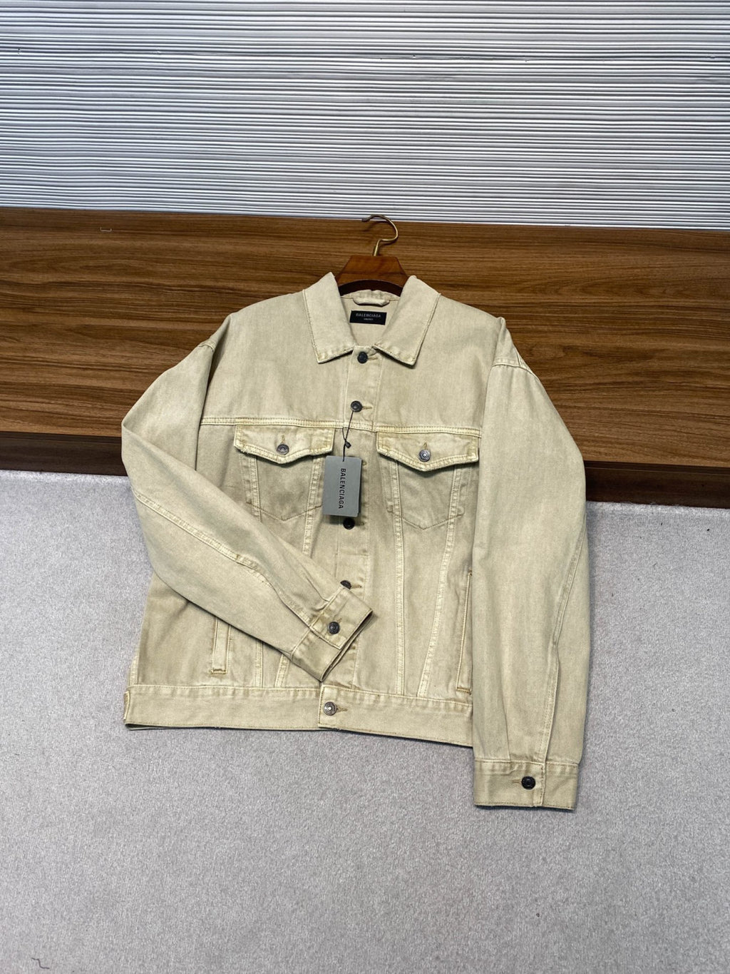 Balenciaga Embroidered Denim Jacket #333927