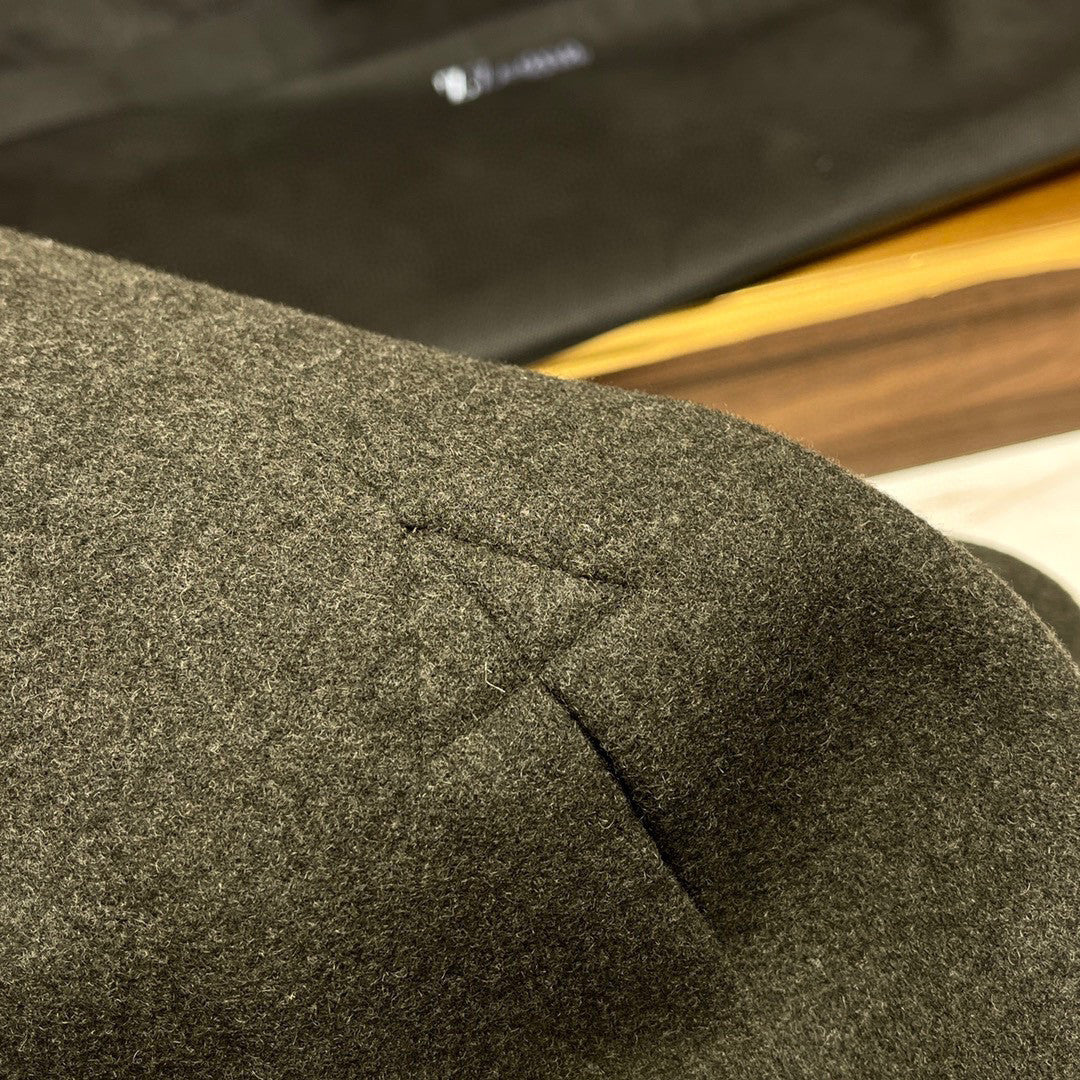 Ermenegildo Zegna Lapel Windbreaker Hooded Jacket Ngvp #6737