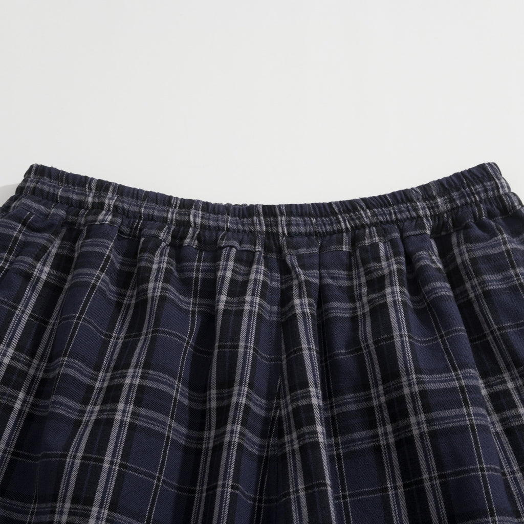 Balenciaga Men's Checkered Elastic Waist Flannel Baggy Pants Four Seasons Solid Color Cotton Casual Trouser Ngvp #1361