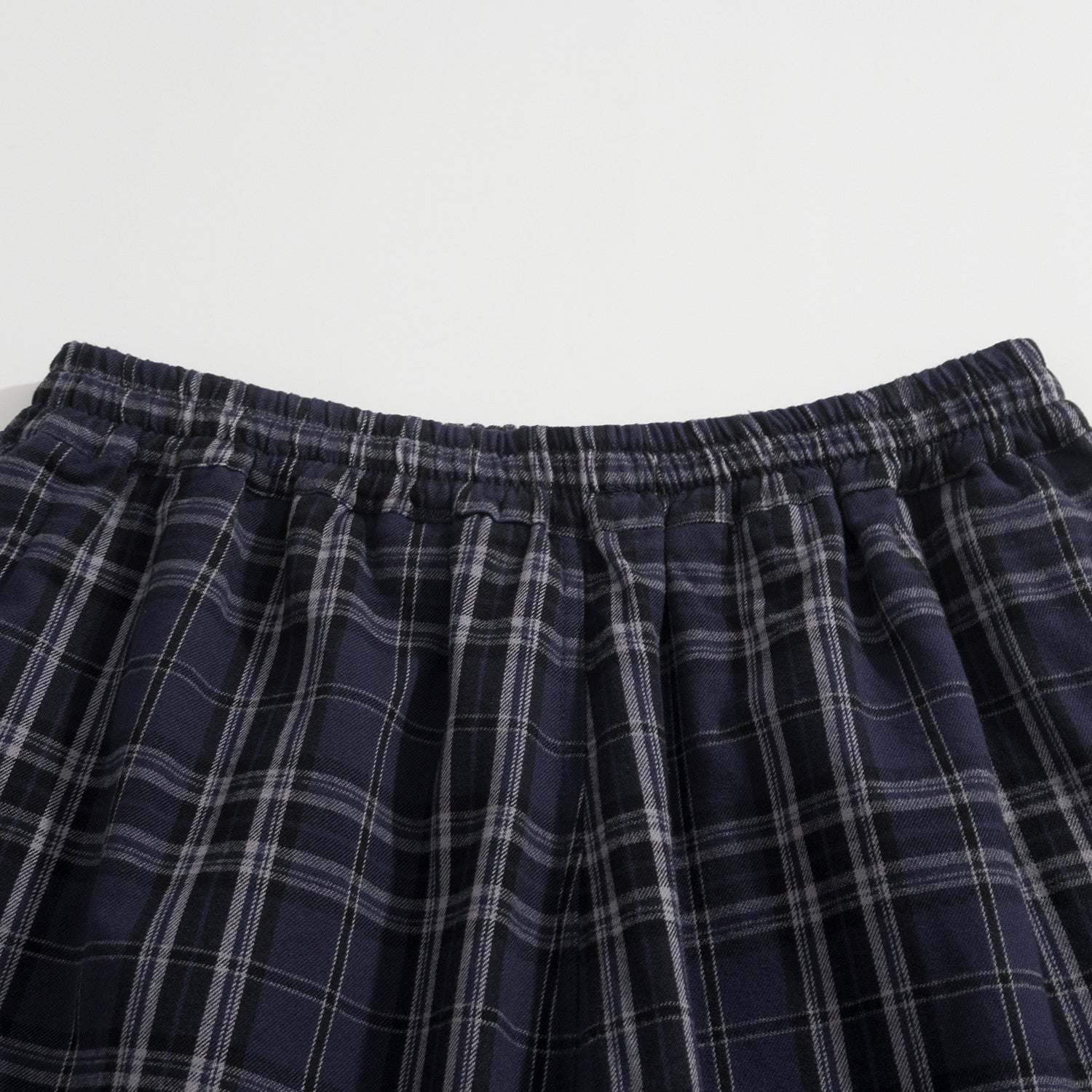 Balenciaga Men's Checkered Elastic Waist Flannel Baggy Pants Four Seasons Solid Color Cotton Casual Trouser Ngvp #1361