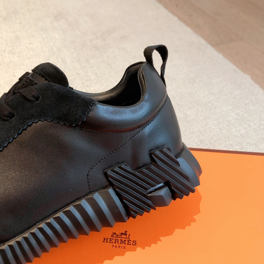 Hermes Bouncing Sneakers Men's And Women's Geometric Mesh Hundred Casual Fashion Shoes #76448