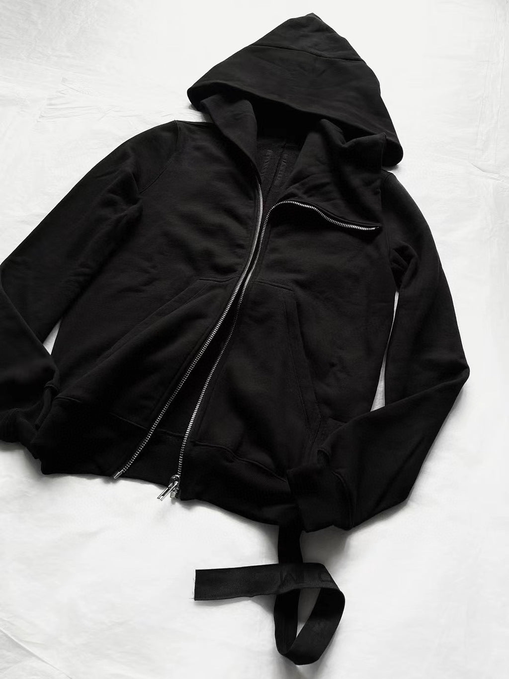Rick Owens Irregular Zipper Jacket Coat Ngvp #6553