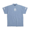 Balenciaga Men's Summer Burning Unity Light Vintage Plain Knit Large Silhouette Short Sleeve T-Shirt #99488