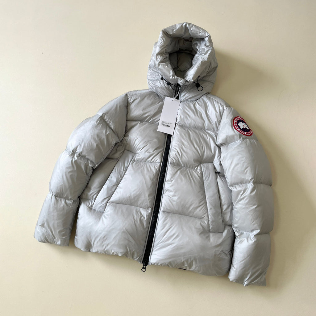 Canada Goose Men's Autumn and Winter Solid Color Hooded Long Sleeve Lined Removable Elastic Back Puffer Down Jacket #73778