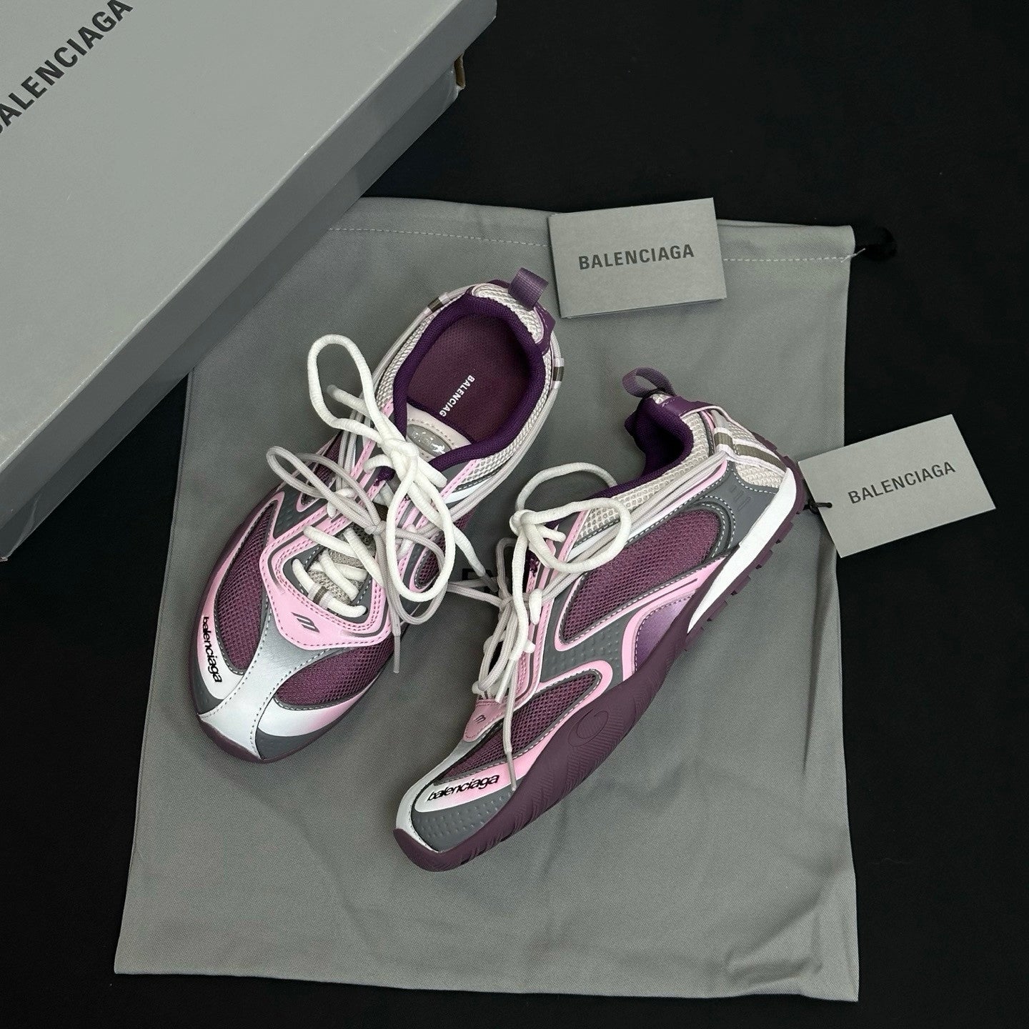 Balenciaga Radar Gradient Lines Sneaker #386998