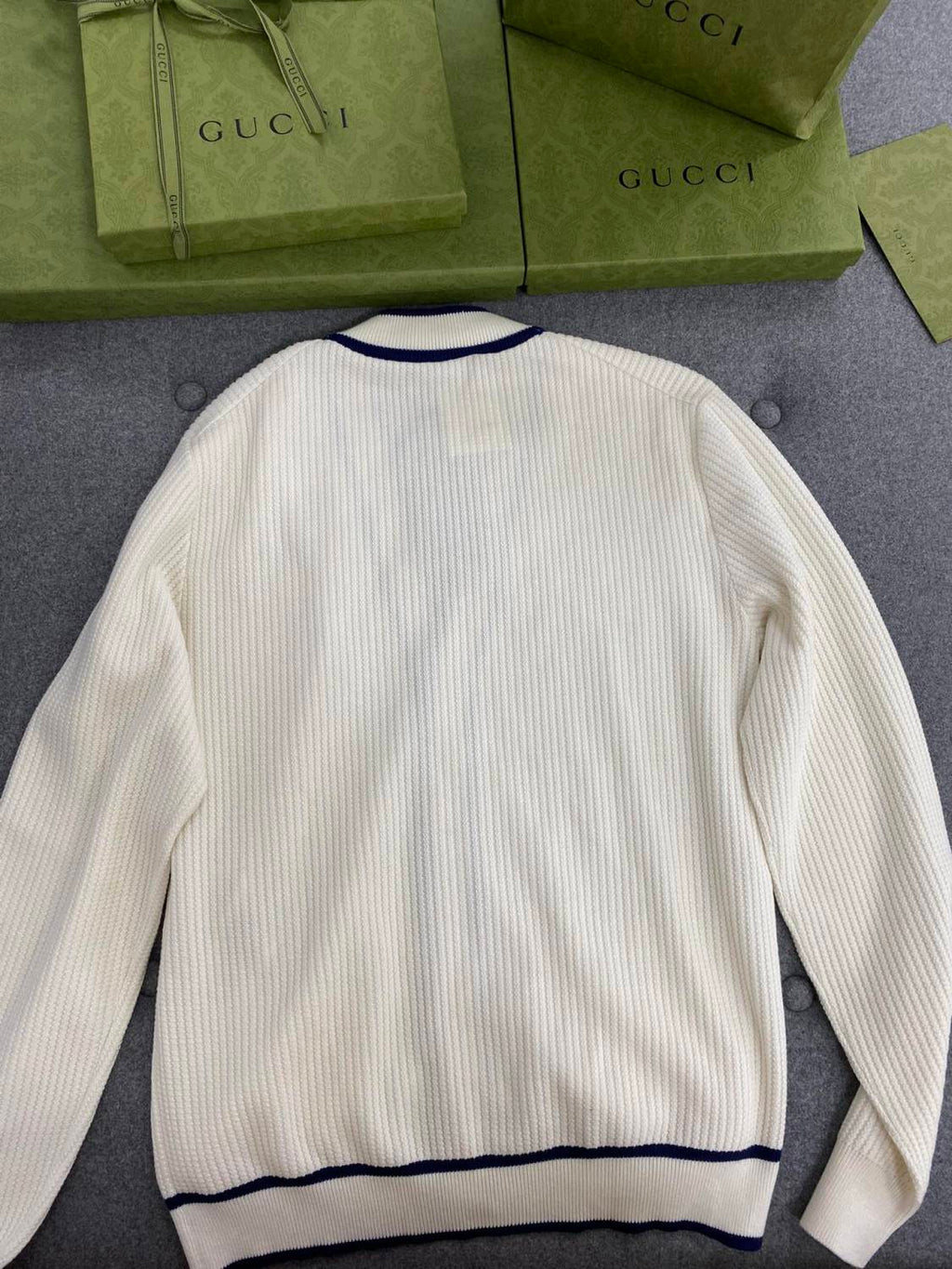 Gucci Patchwork Wool and Cotton-blend Cardigan #213410