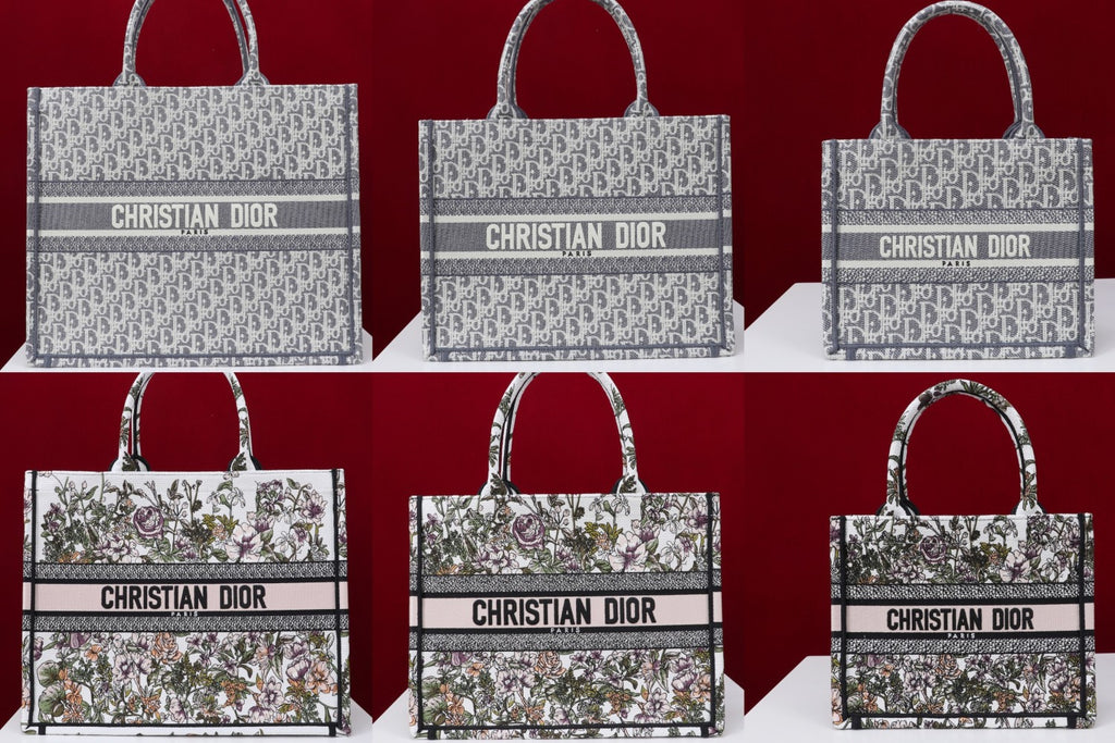 Dior Book Tote Women's Pattern Printed Embroidered Letter Printed Tweed Canvas Tote Bag Bags (please Contact Customer Service For Colour Selection Before Purchase) #76615