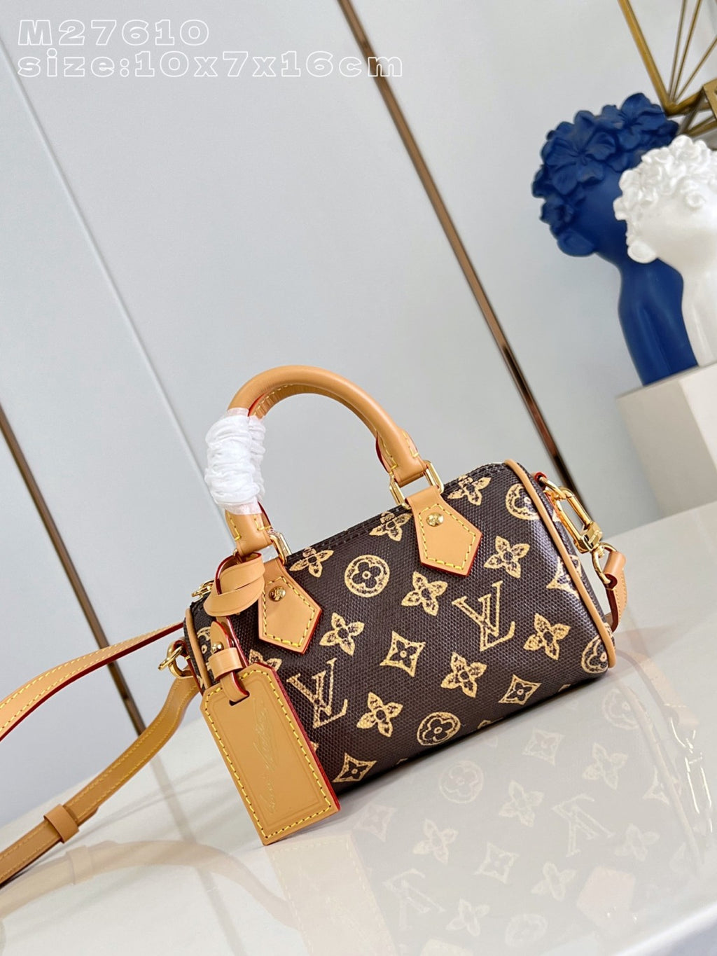 LOUIS VUITTON Nano Speedy Monogram Canvas Bags M27610 #377234