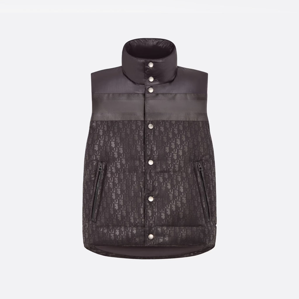 Dior ALPS Leather Printed Sleeveless Down Vest #96475