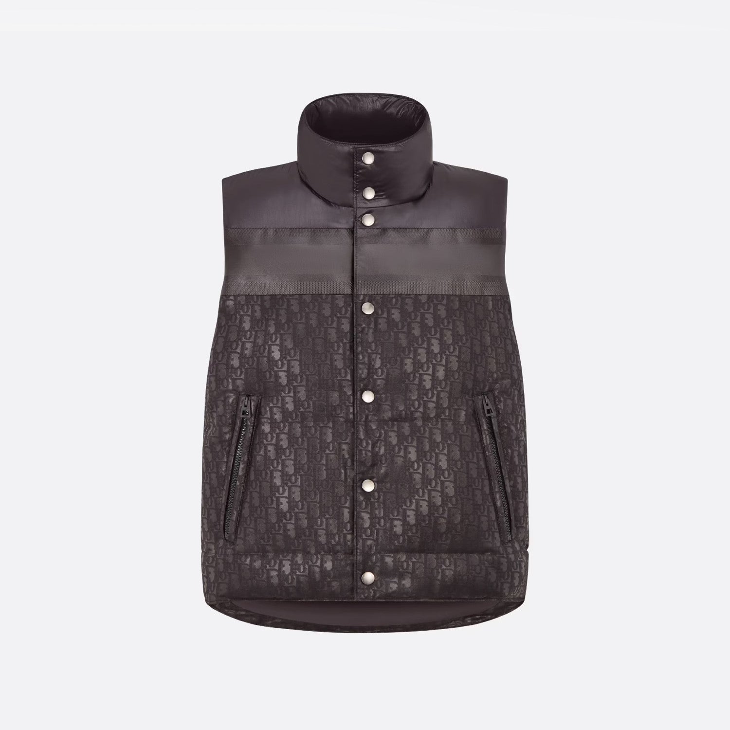 Dior ALPS Leather Printed Sleeveless Down Vest #96475