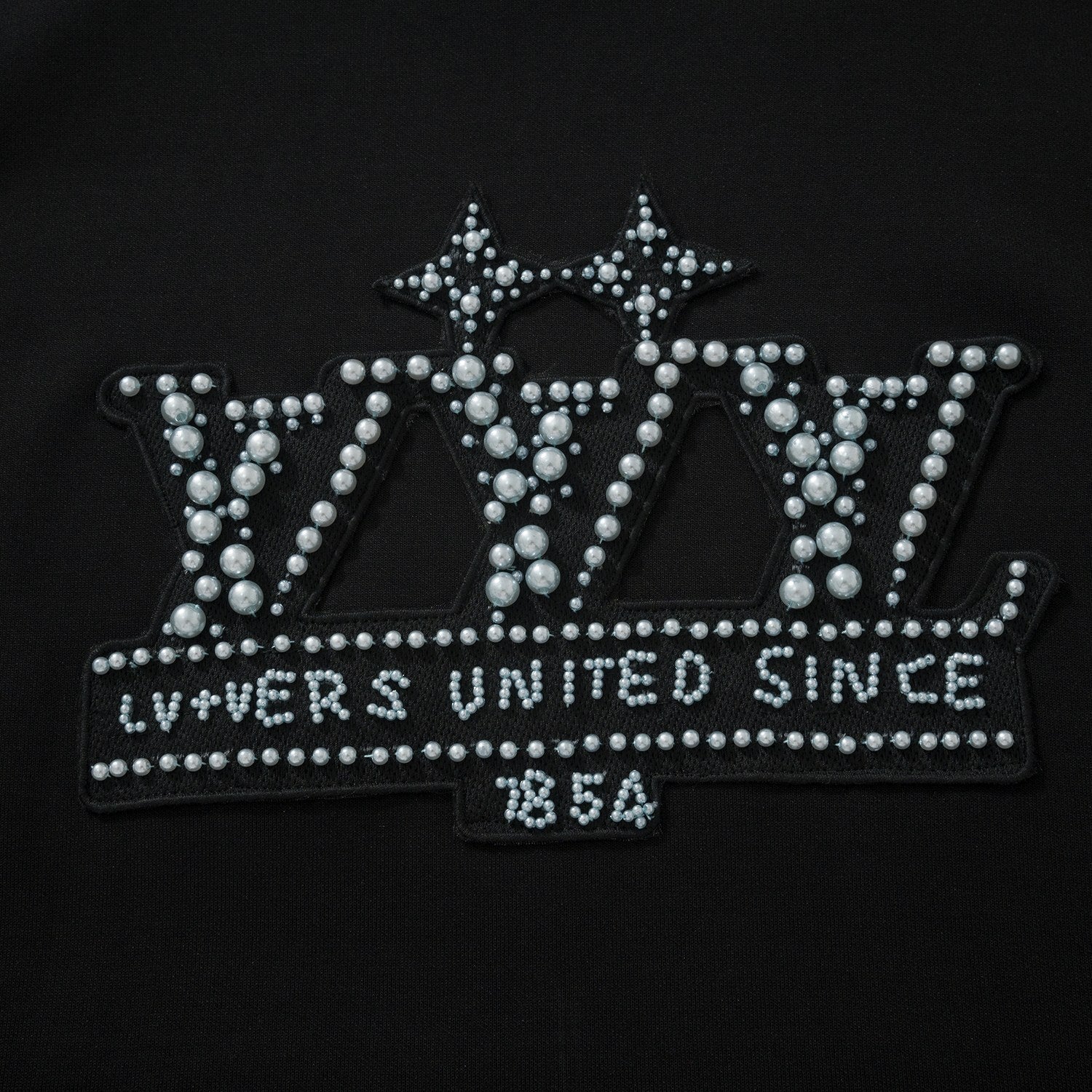 Louis Vuitton Men's Spring and Autumn Solid Color Beaded Logo Letter Long Sleeve Hooded Sweatshirt #74489