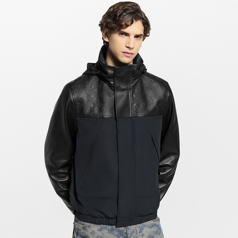 Louis Vuitton Leather Mix Windbreaker #336815