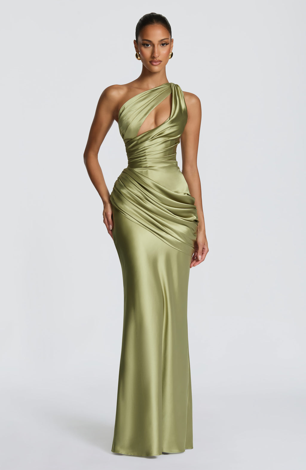 Emina Maxi Dress - Light Olive