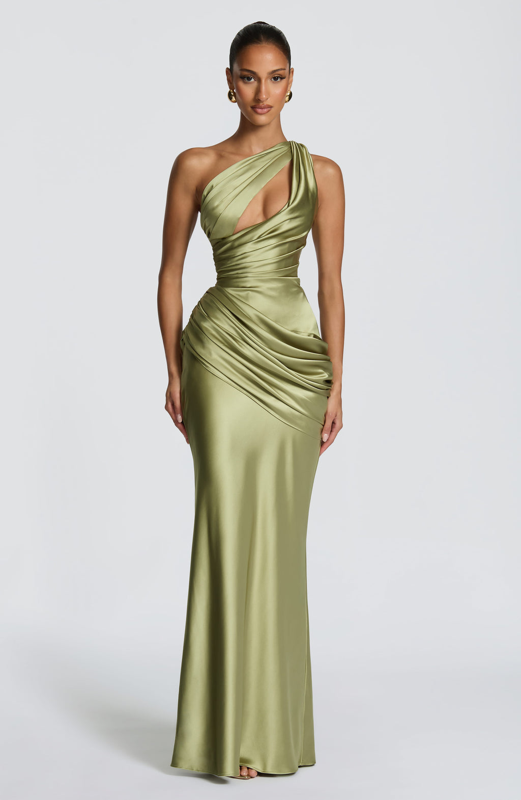 Emina Maxi Dress - Light Olive