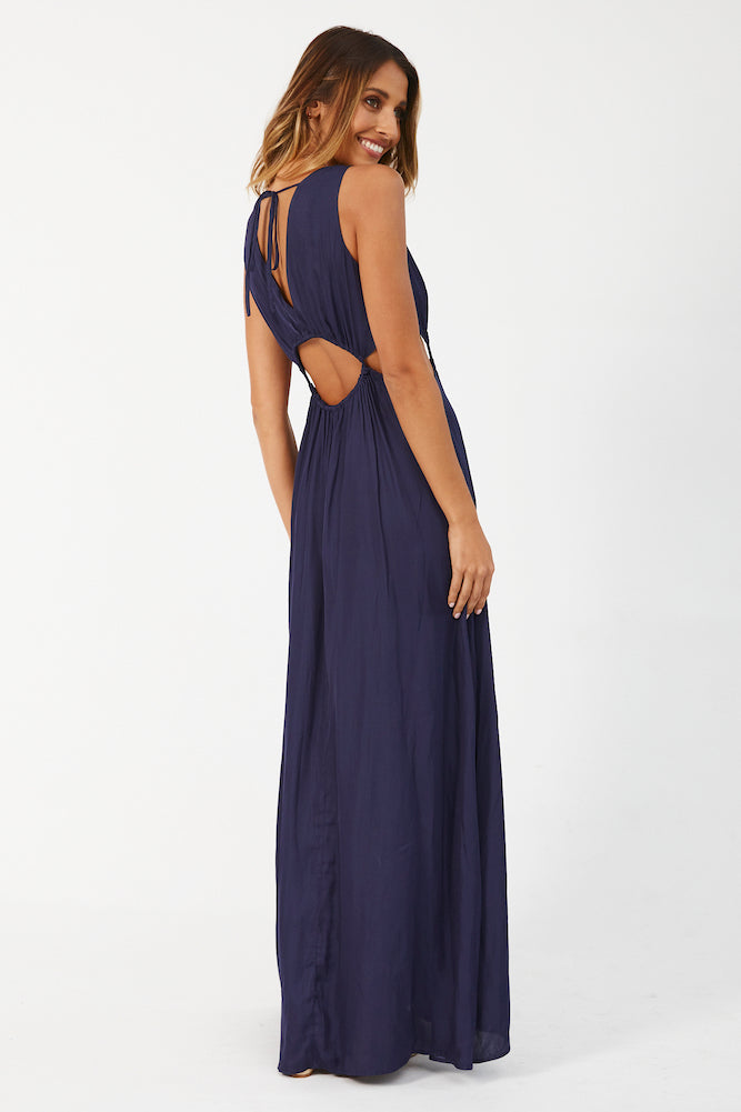 HELLO MOLLY Since I Met You Maxi Dress Ink