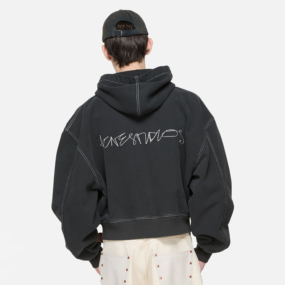 Acne Studios Hooded Zip-up Sweater Faded #333882
