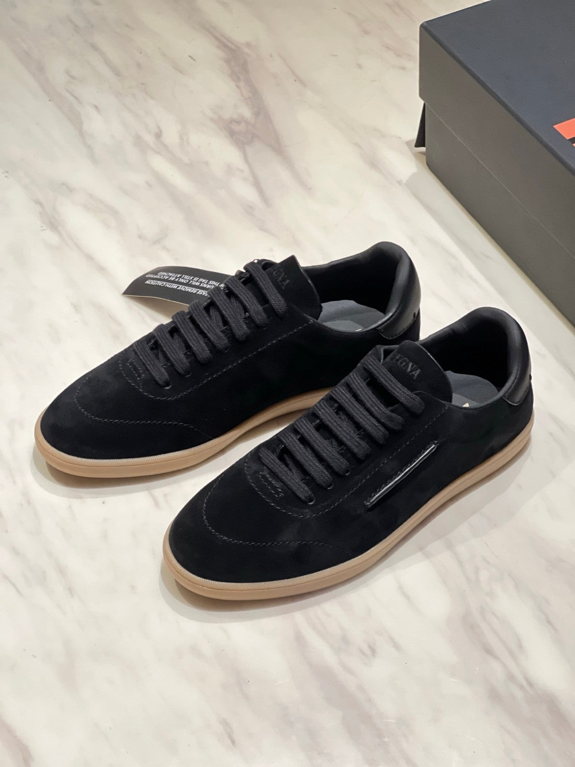 Zegna 232 Suede Sneakers #384742