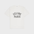 Celine Men's And Women's Summer Fashion Casual Crew Neck Pullover Letter Print Pattern Short Sleeve T-Shirt #79274