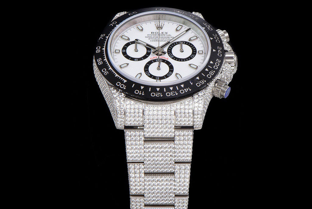 Rolex Cosmograph Stainless Steel and Diamonds Mechanical Watch #97786