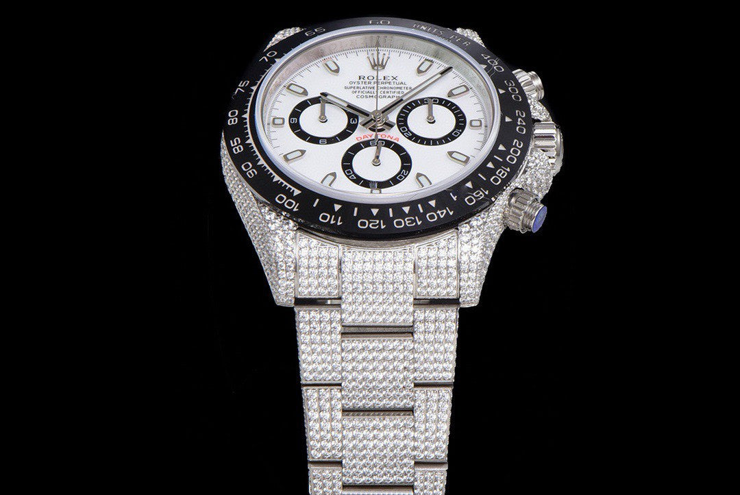Rolex Cosmograph Stainless Steel and Diamonds Mechanical Watch #97786