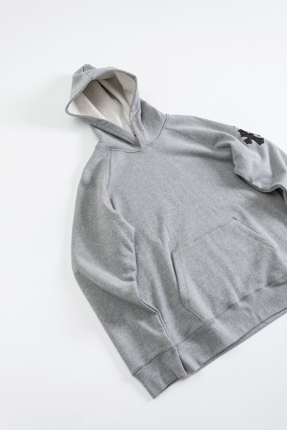 Chrome Hearts Hooded Sweatshirt Pullover Sweatpants Set Suit Grey #96679