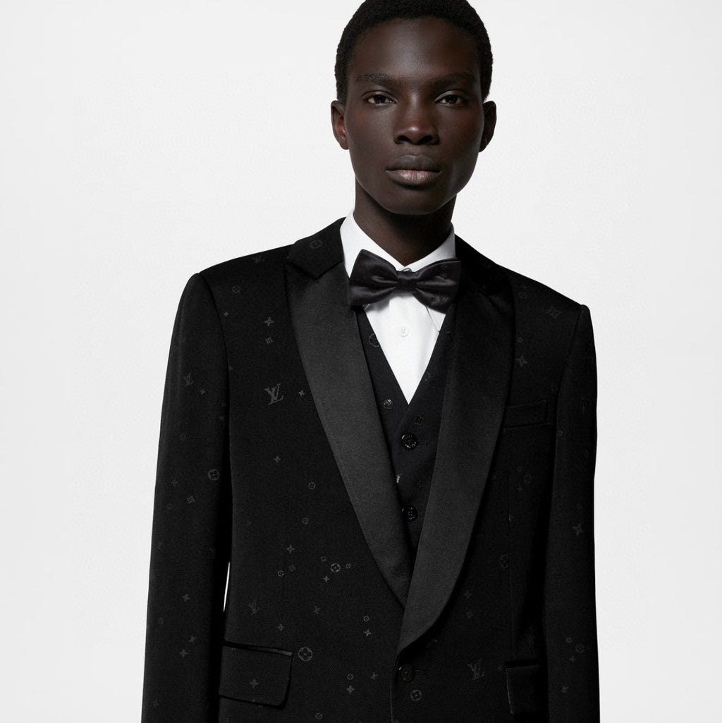 Louis Vuitton Men's All Season Starry Night Single-Breasted Wool Tuxedo Jacket Pants Set Suit #96892