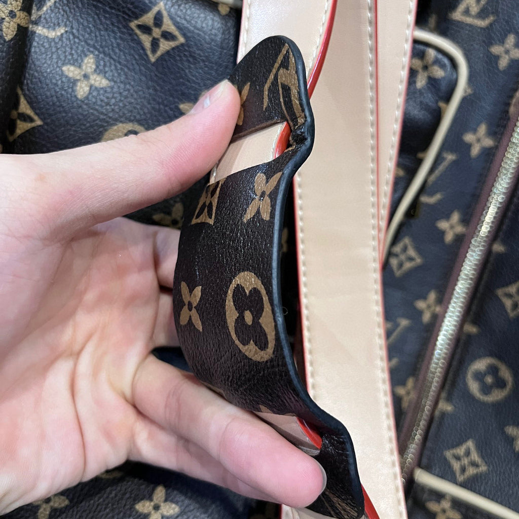 Louis Vuitton V-neck Leather Jacket With Multiple Pockets #96162