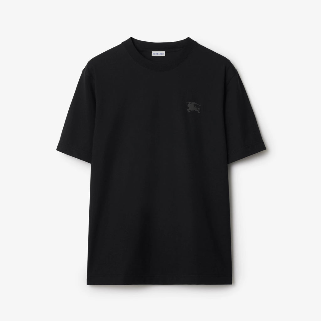 Burberry Men's Summer Knight Graphic Printed Solid Color Round Neck Cotton Short Sleeve T-Shirt #76248