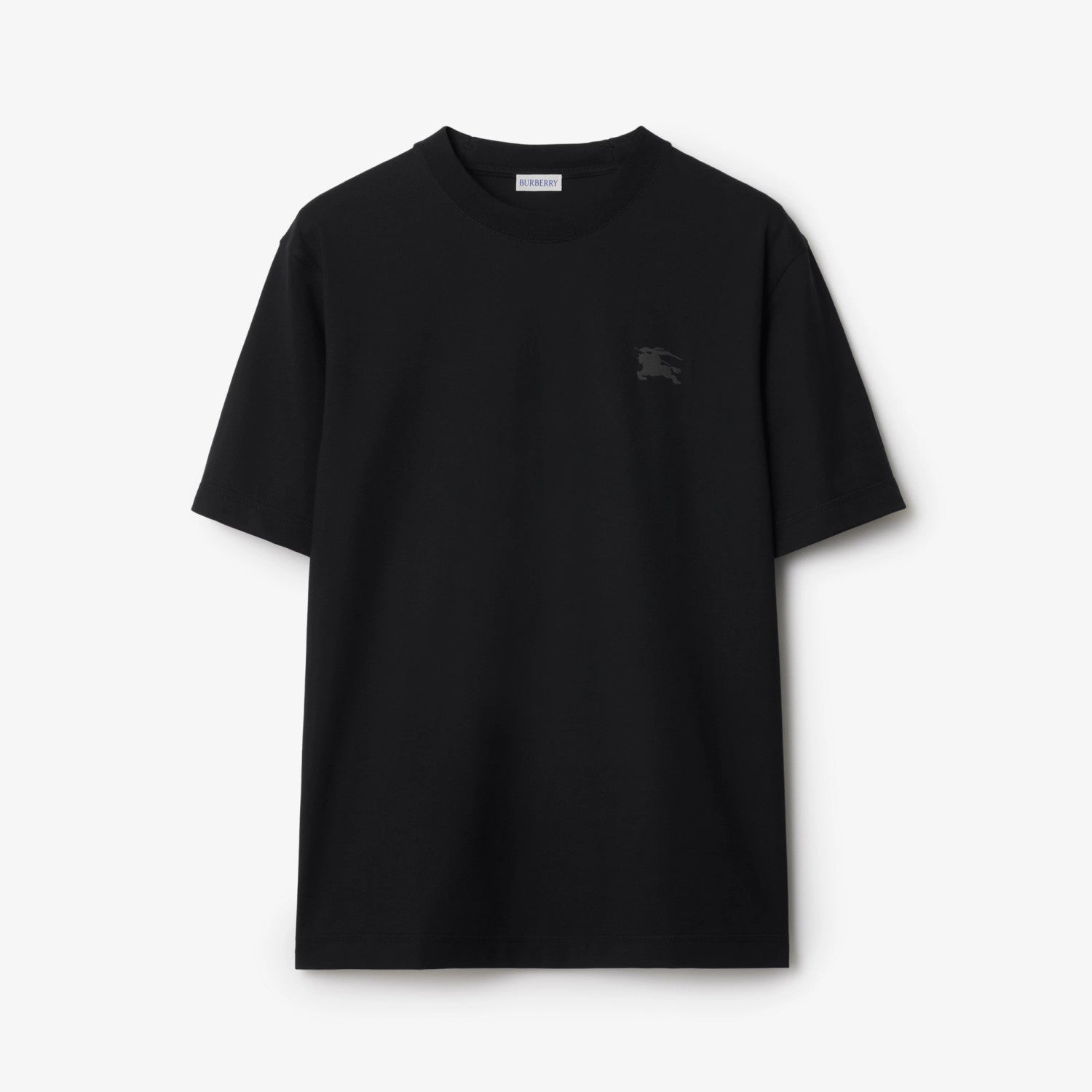 Burberry Men's Summer Knight Graphic Printed Solid Color Round Neck Cotton Short Sleeve T-Shirt #76248