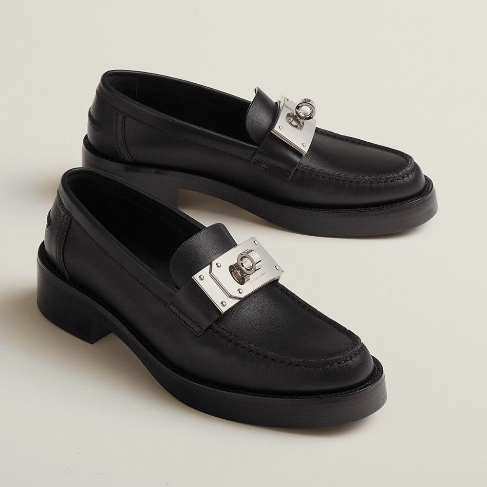 Hermes Hot loafer Beige #334035