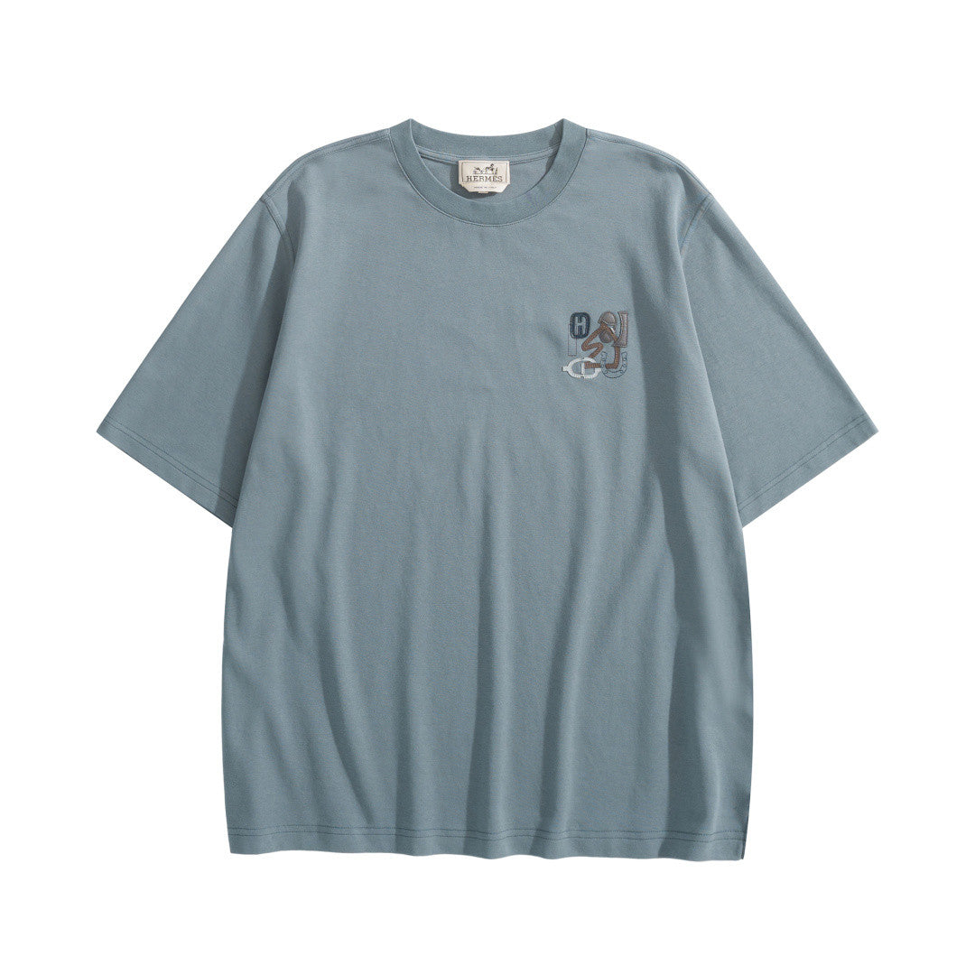 Hermes Puzzle Crew Neck Cotton T-shirt #377661