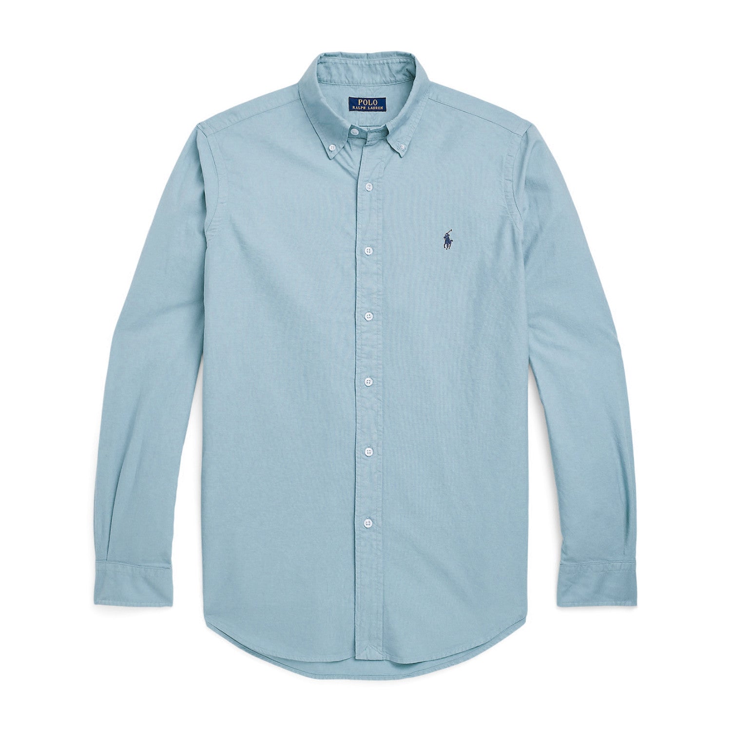Ralph Lauren Men's Spring and Fall Logo Embroidery Fitted Single Breasted Long Sleeve Shirt #72613