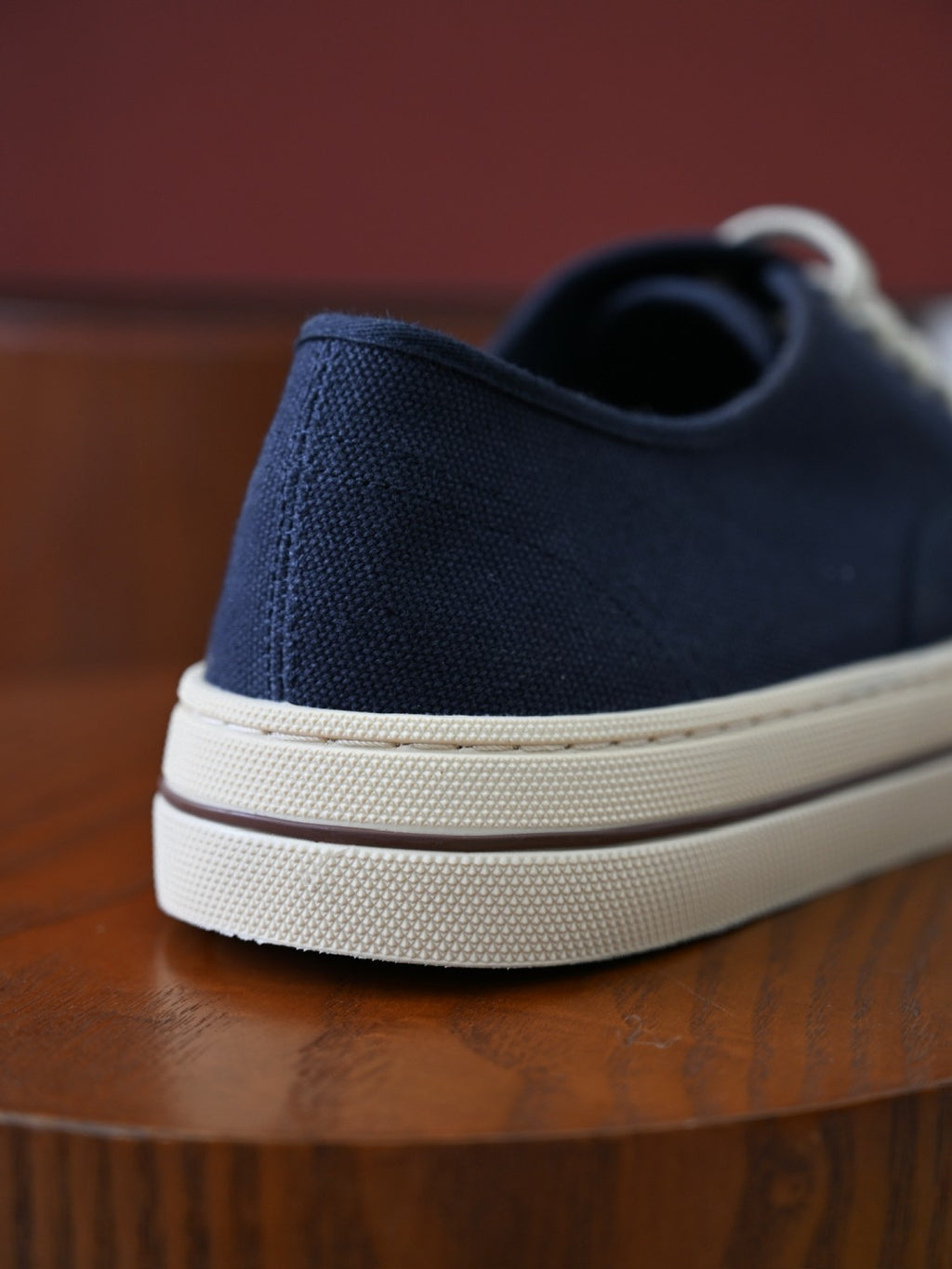 Loro Piana Nantucket Walk Sneaker Cotton Blue Navy Low Top #386139