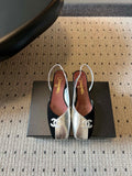 Chanel Color Block Back Sandals #378628