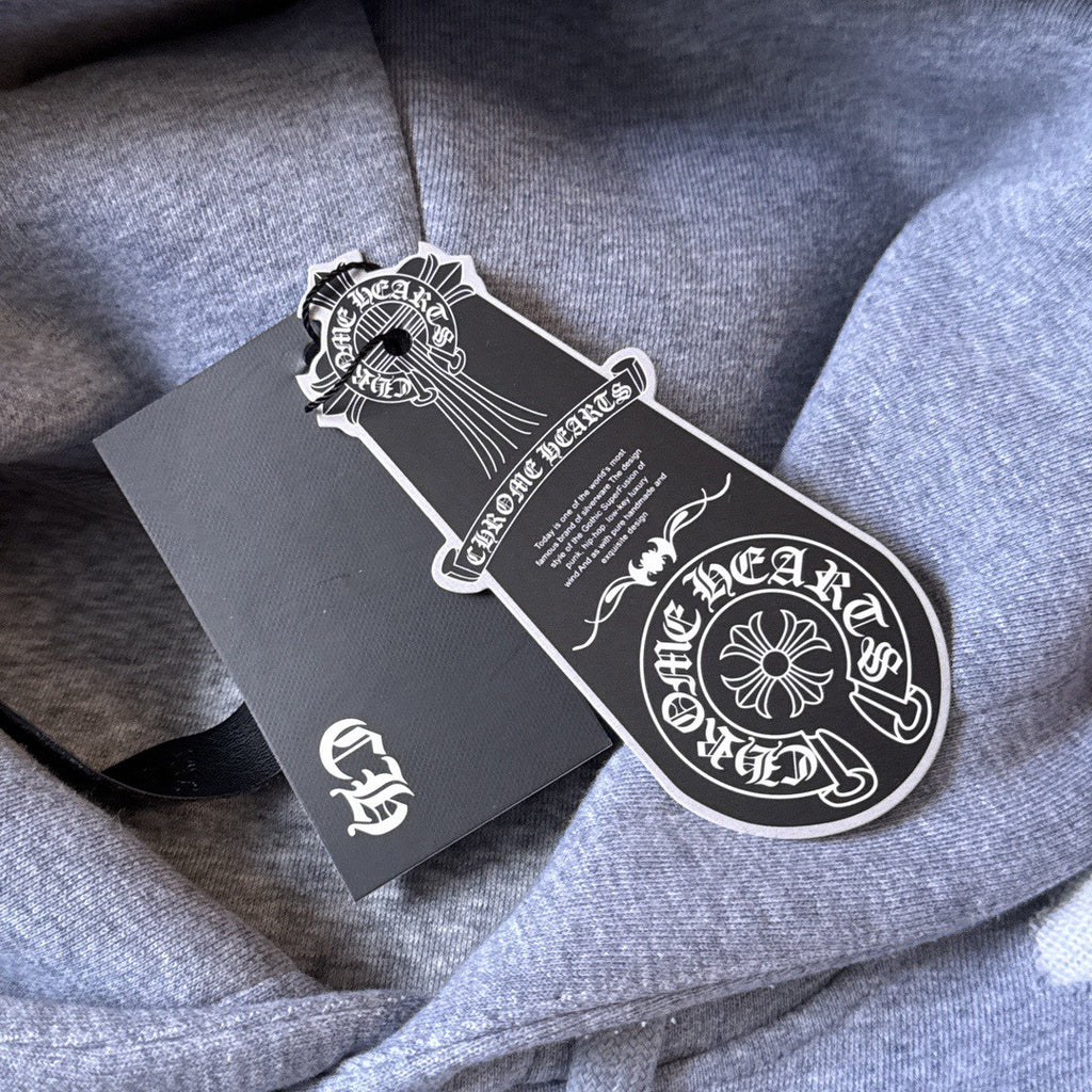 Chrome Hearts 25FW Gothic Style Laser Burnt Hooded Sweatshirt #332924