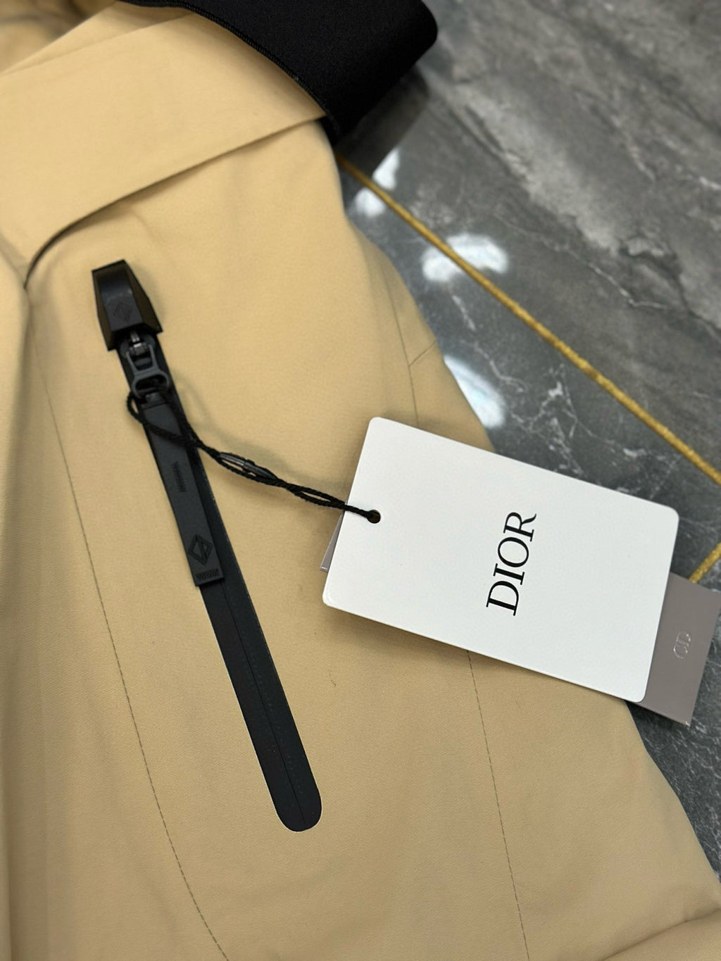 Dior Men's And Women's Fall/winter Fashion Classic Solid Color Hooded Zipper Windbreaker Jacket Solid Color Casual Suspender Pants Workwear Pants Ski Suit Set #79441