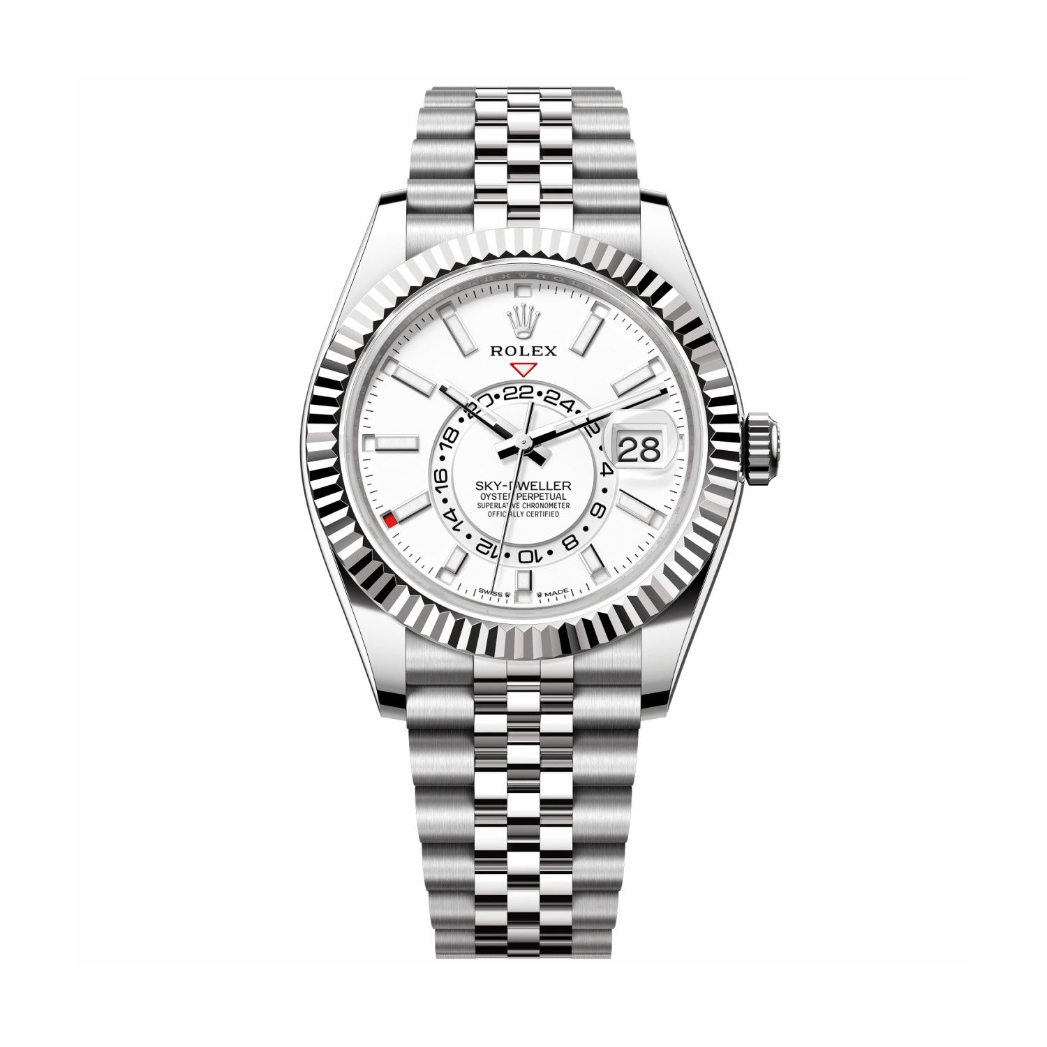 Rolex Men's Automatic Mechanical Movement Waterproof Solid Color Dial Stainless Steel Case Watch #72393