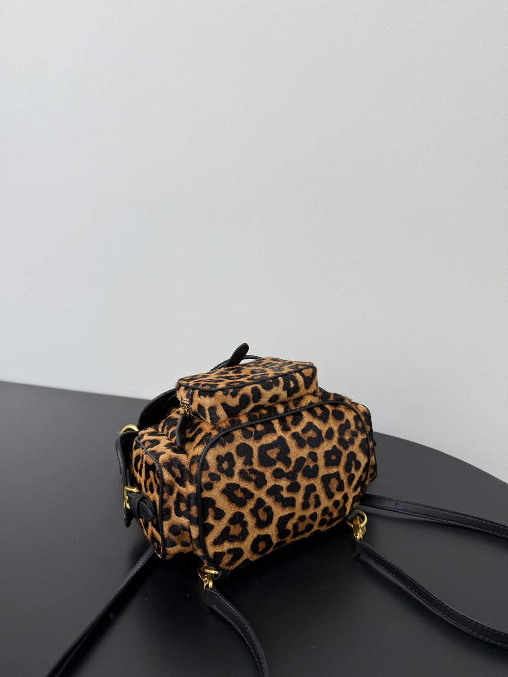 MiuMiu Honey Printed Leather Backpack #334714