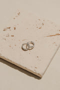 Eve Huggie Earrings - Silver