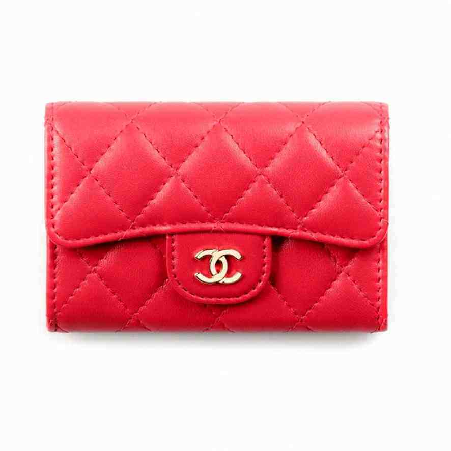Chanel Classic Card Holder New Black Cf Caviar Calfskin Flap Card Holder With Gold Buckle Ap0214  Bag Bags #196876
