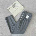 Brunello Cucinelli Men's Spring And Autumn Casual Drawstring Pants Fashion Trousers Loose Straight Comfortable Cotton Thin Trousers Ngvp #1469