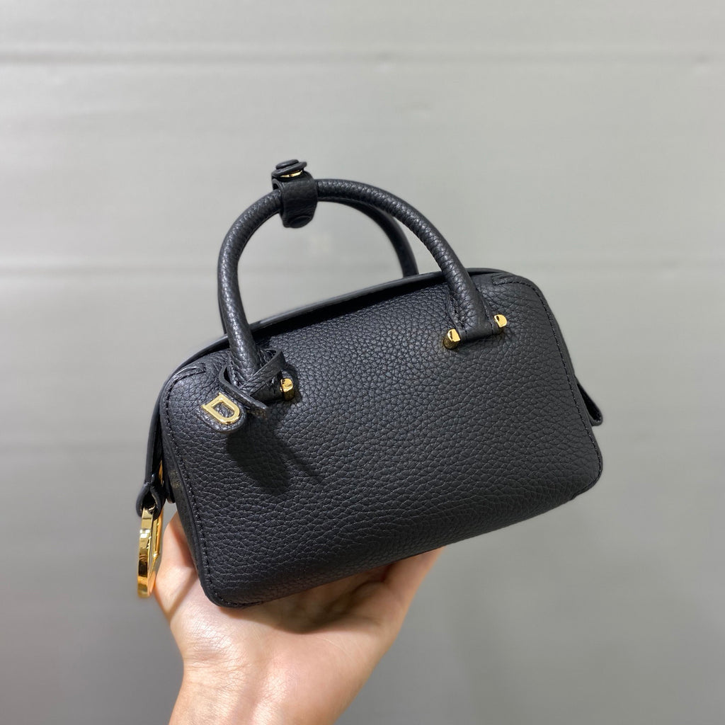 Delvaux Women's Solid Color Detachable Shoulder Strap Grained Calfskin Shoulder Handbag Bag Bags #76171