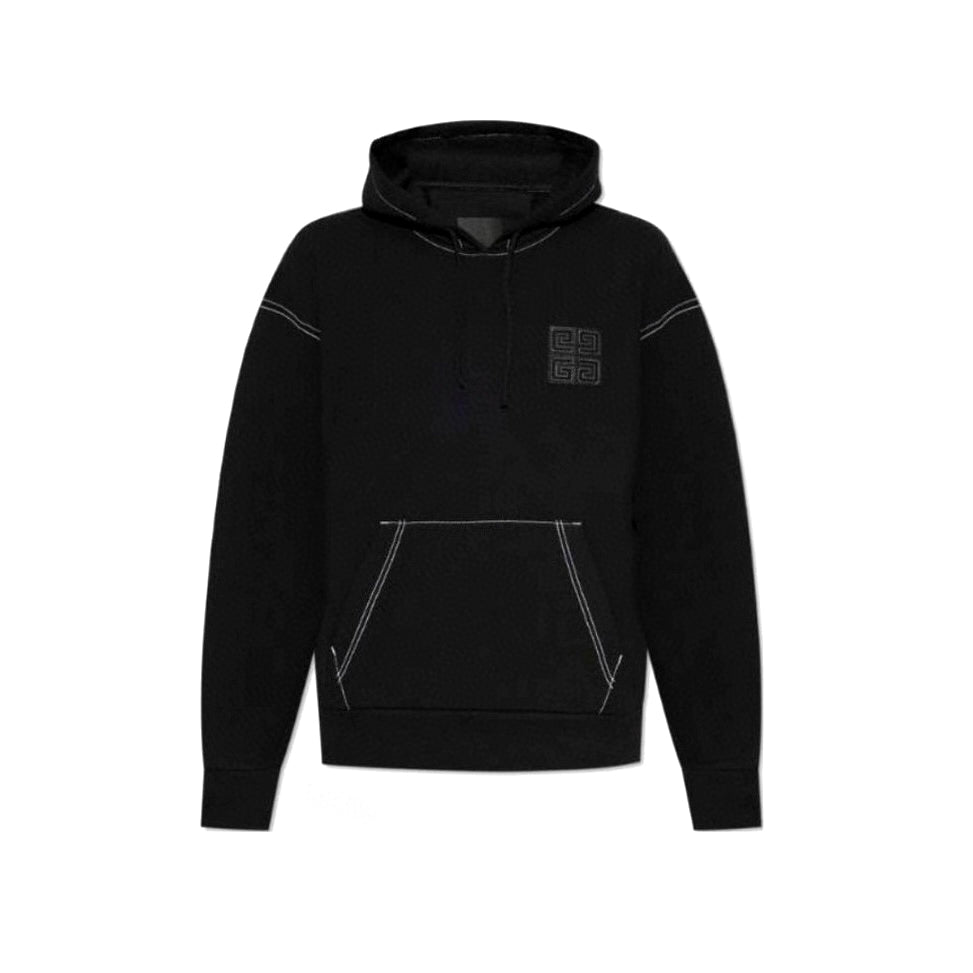 Givenchy Men's And Women's Spring/fall Fashion Casual Solid Color Hooded Pullover Logo Sweatshirt #79291