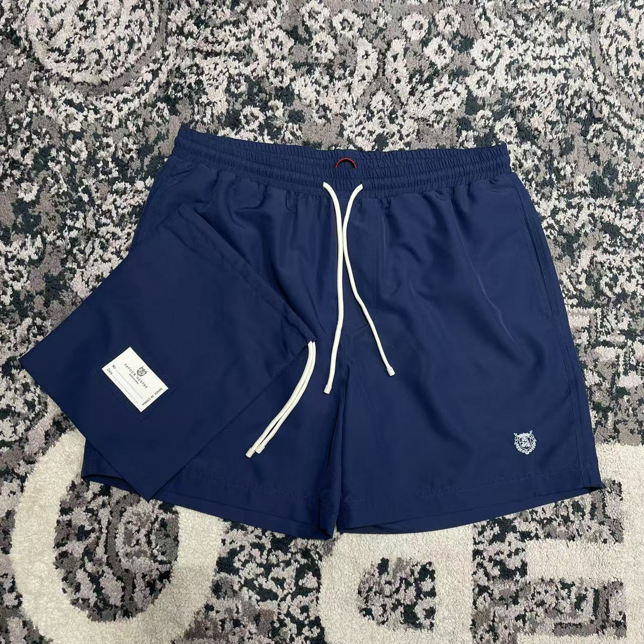 Brunello Cucinelli Men's Summer Solid Color Polyester Casual Drawstring Shorts #77362