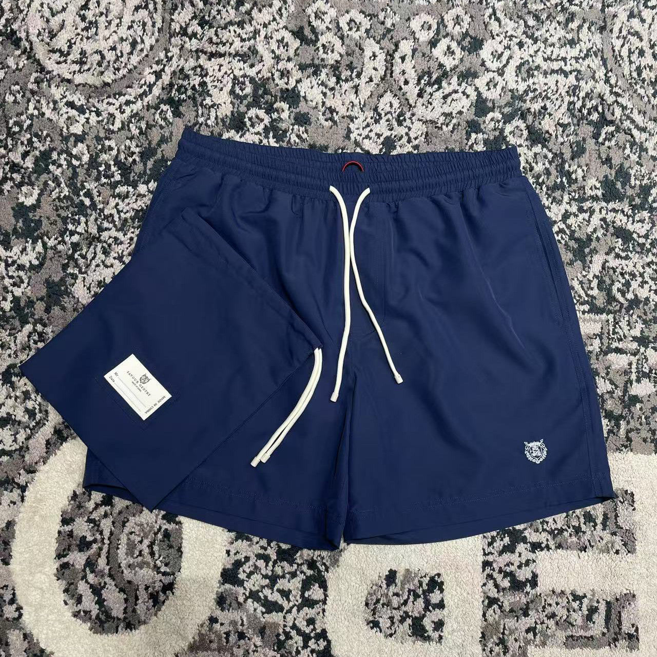 Brunello Cucinelli Men's Summer Solid Color Polyester Casual Drawstring Shorts #77362